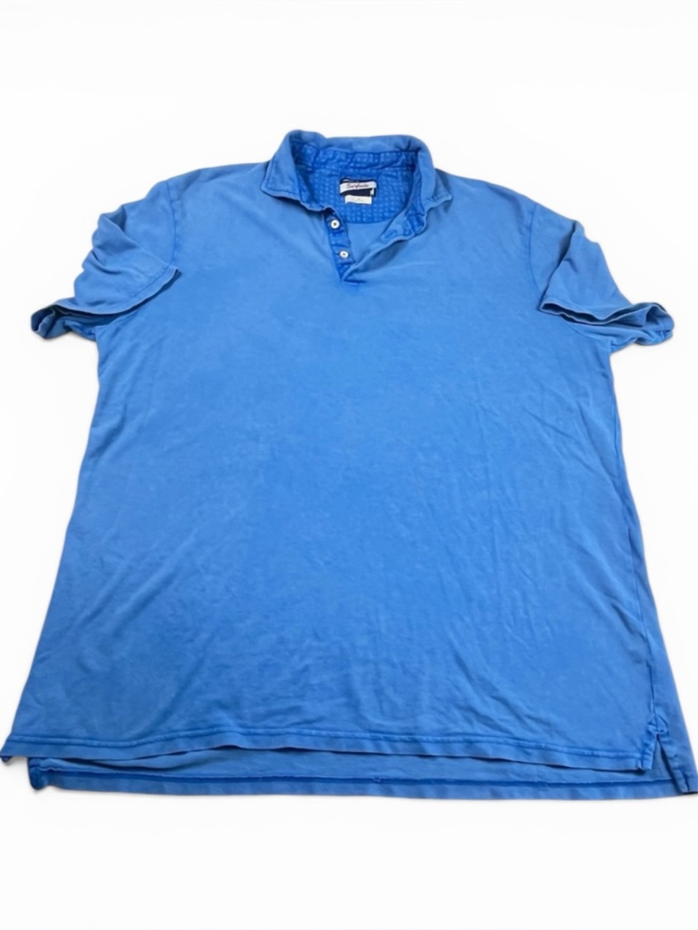 Johnnie-O Surfside Polo Shirt Blue Preppy Golf Casual Breathable Sporty Top XL